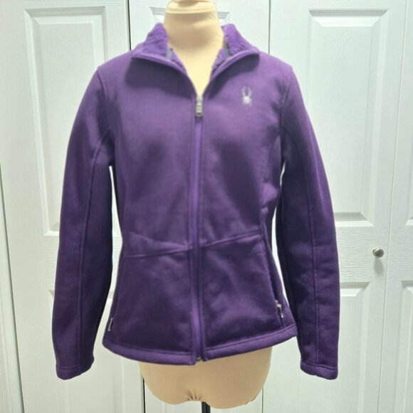 Spyder Fleece-Lined Jacket Purple Medium - Picture 3 of 6